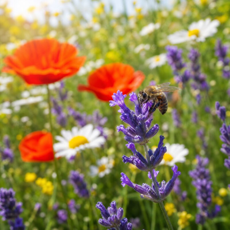 bienenfreundliche Blumen, Bienen retten, Balkonpflanzen Bienen, Wildbienen Garten, insektenfreundlicher Garten, pflegeleichte Bienenpflanzen, Nektarpflanzen, Pollenpflanzen, Insektenhotel, Kräuter für Bienen