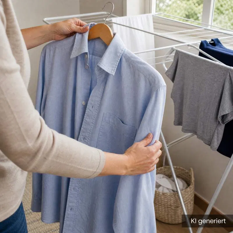 Wäsche ohne Bügeln, Wäsche glatt trocknen, knitterfreie Wäsche, Bügeln vermeiden, Hemden ohne Bügeln, Wäsche auf Kleiderbügel trocknen, Dampfglätter, Bettwäsche ohne Bügeln, Wäsche faltenfrei